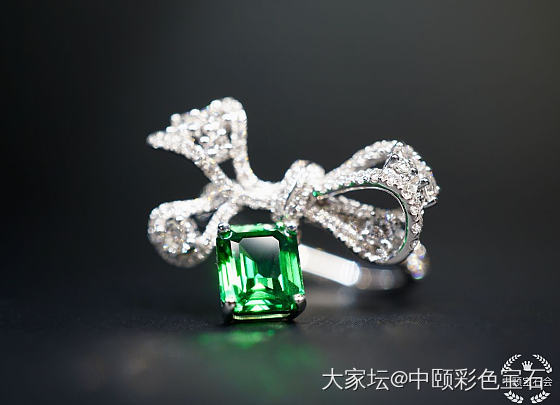 ##中颐天然沙弗莱宝石戒指##  1.36ct  CGTL证书_沙弗莱彩色宝石