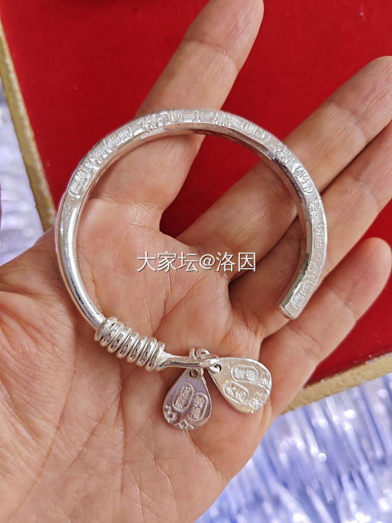 手工银手镯_手镯银