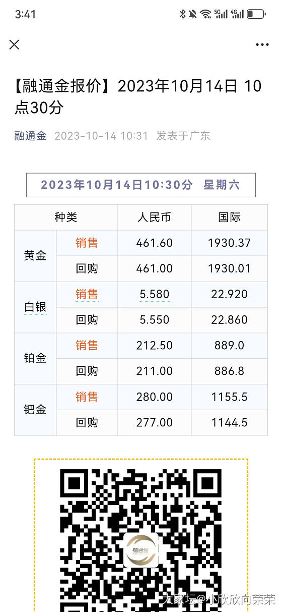 440买金条的愿望还能实现么？_金