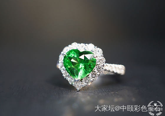 ##中颐天然沙弗莱宝石戒指##  2.12ct_沙弗莱