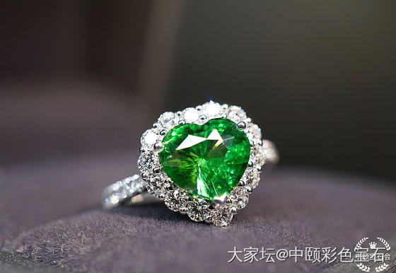 ##中颐天然沙弗莱宝石戒指##  2.12ct_沙弗莱