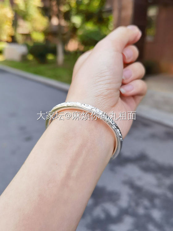 新镯子到啦_手镯银