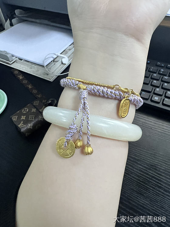 昨天晚上刚编好_编绳金
