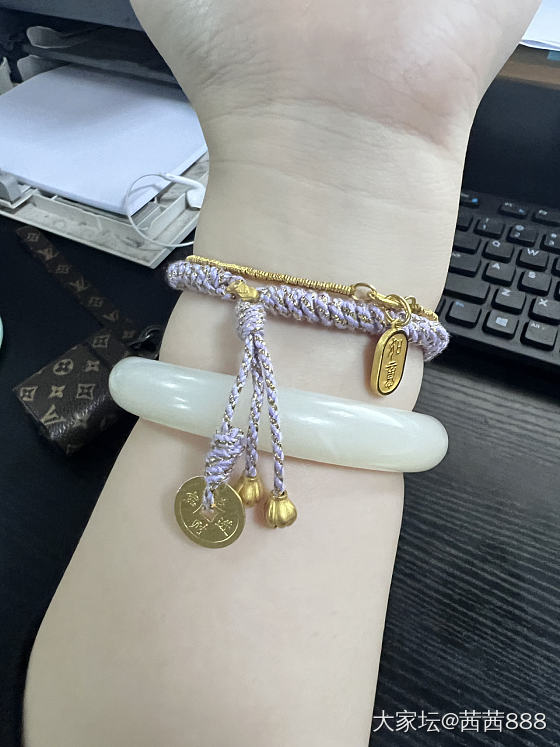 昨天晚上刚编好_编绳金