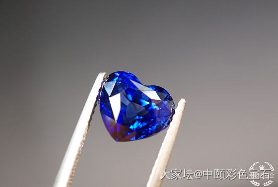 ##中颐天然皇家蓝蓝宝石##  4.26ct  心形_蓝宝石名贵宝石