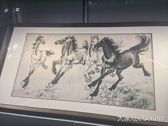 ++++艺术细菌，徐悲鸿真迹展_闲聊书画