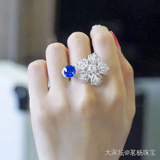 3卡斯里兰卡矢车菊蓝宝石戒指💍_名贵宝石