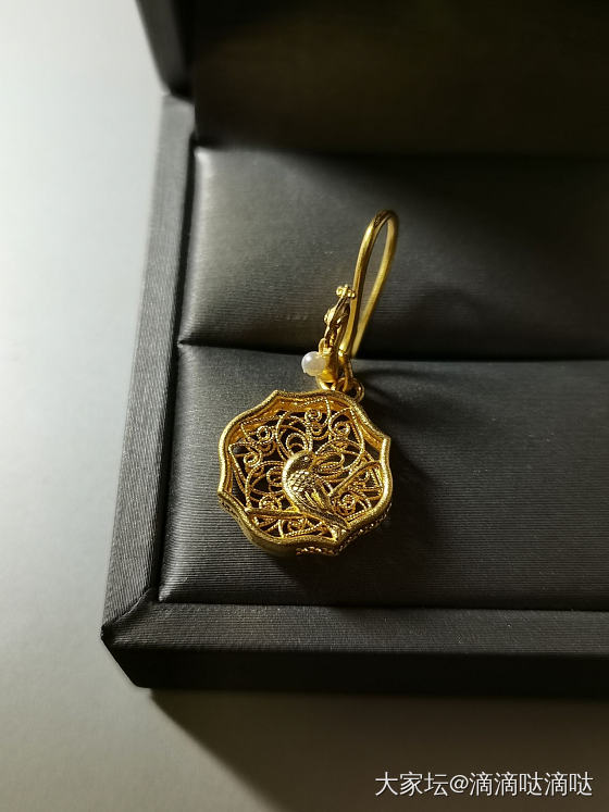 按照坛友的思路改耳环_耳饰金