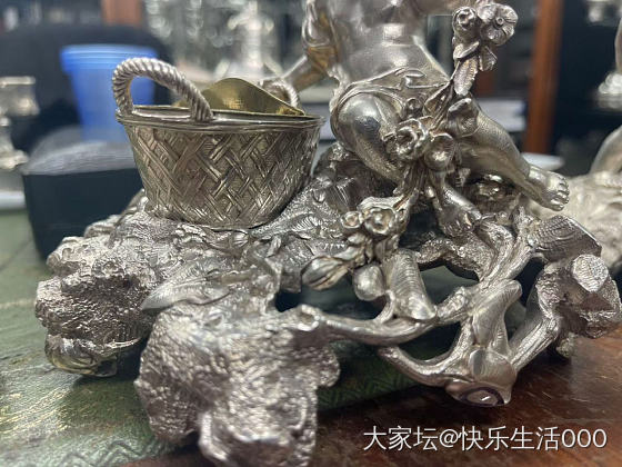 他们是来自1880年的法国Odiot极品小天使盐碟一套，不爱奢侈品，独爱银器。_银器