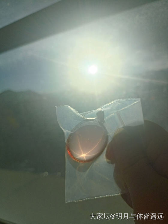 落日余晖下也是满满的星光，改天找个时间好好拍一下_水晶