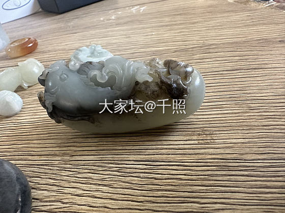 越来越润，庆幸有你_和田玉把玩件