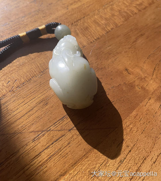好久没摸的小貔貅_和田玉