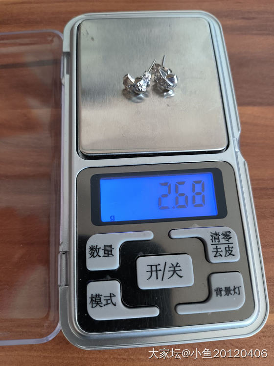 铂金耳钉包邮_金