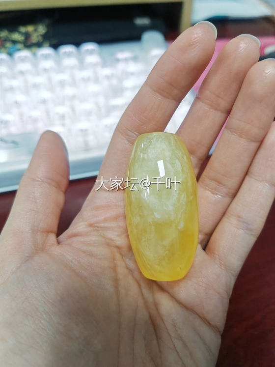 俄料蜜蜡虎纹妖花手串手链_琥珀蜜蜡