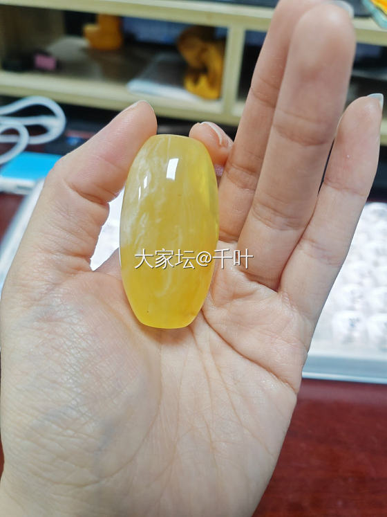 俄料蜜蜡虎纹妖花手串手链_琥珀蜜蜡