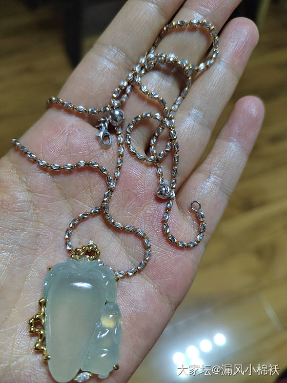 钻石链是这种有点方的好还是圆点好？_K金