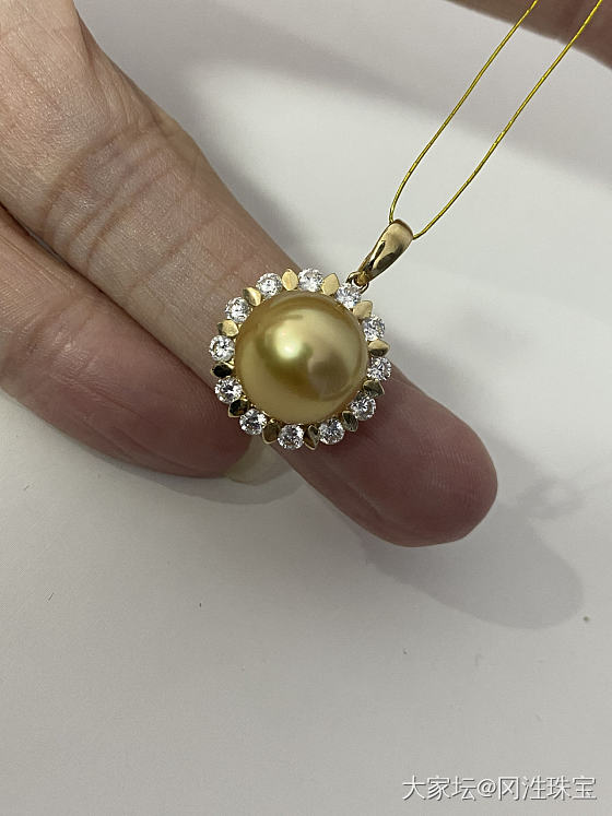 看看我的金珠，12/13mm_珍珠