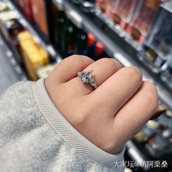 校长家订的培育钻到货啦～！_戒指培育钻