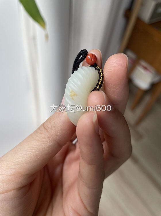平安扣洗了个澡后的图片😅_和田玉