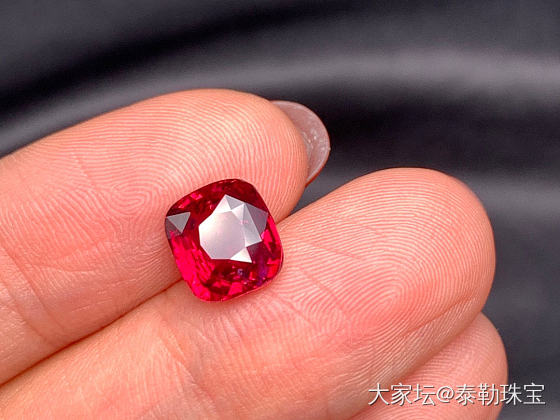 主证无烧鸽血红 玻璃体稀缺精品 3.11ct