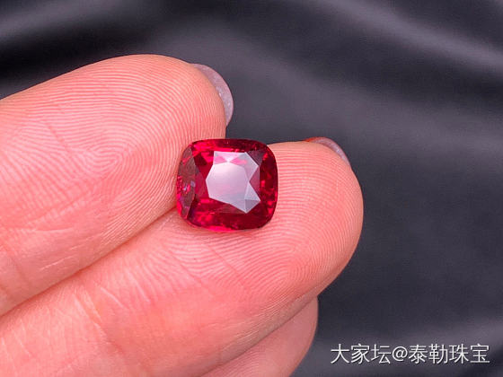 主证无烧鸽血红 玻璃体稀缺精品 3.11ct