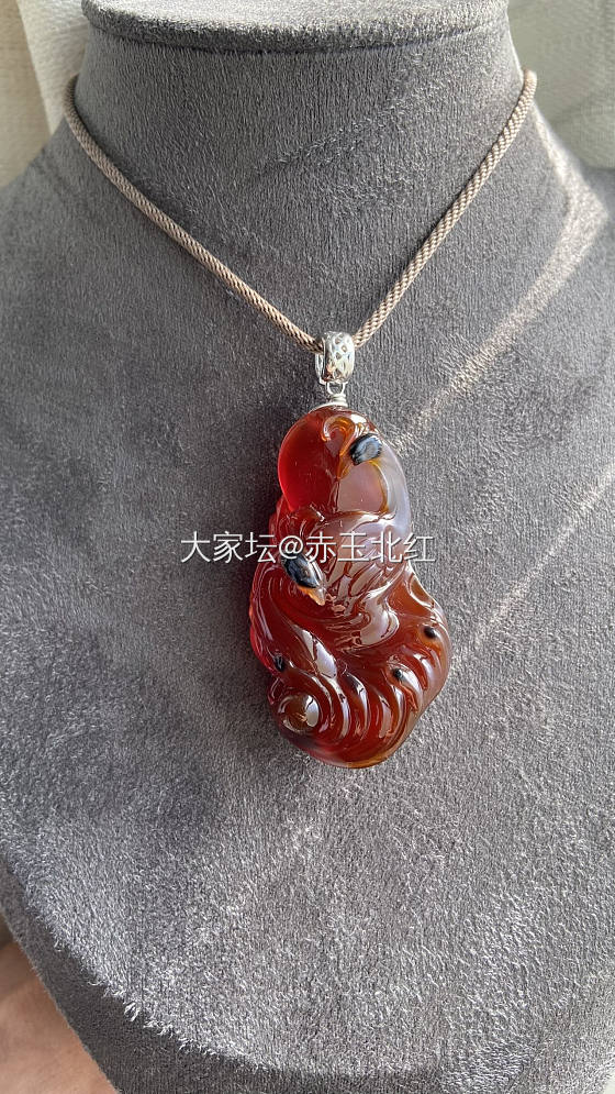 凤求凰，琴瑟和鸣，心心相印，共谐天伦。_玉髓玛瑙
