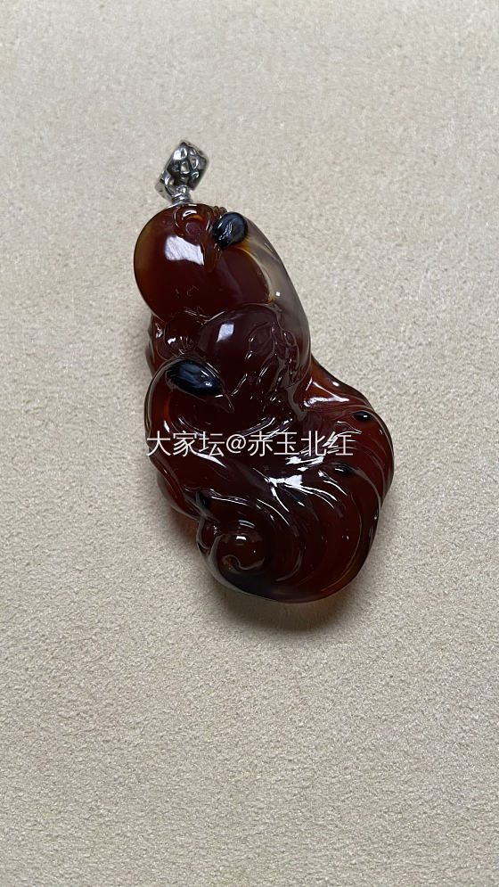 凤求凰，琴瑟和鸣，心心相印，共谐天伦。_玉髓玛瑙