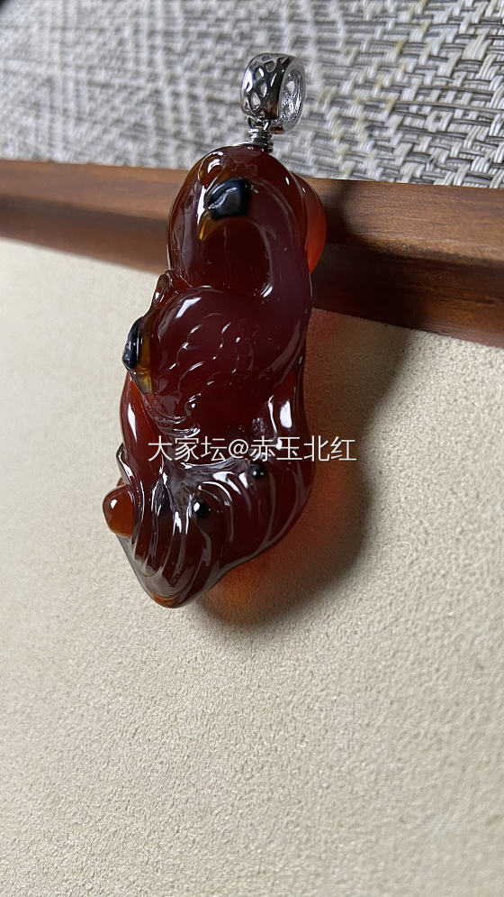 凤求凰，琴瑟和鸣，心心相印，共谐天伦。_玉髓玛瑙