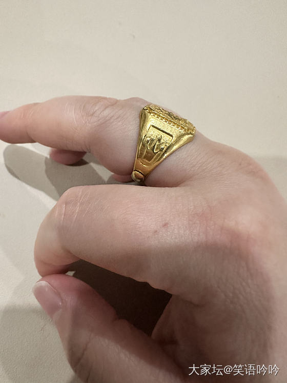 戴爸爸的戒指_戒指金