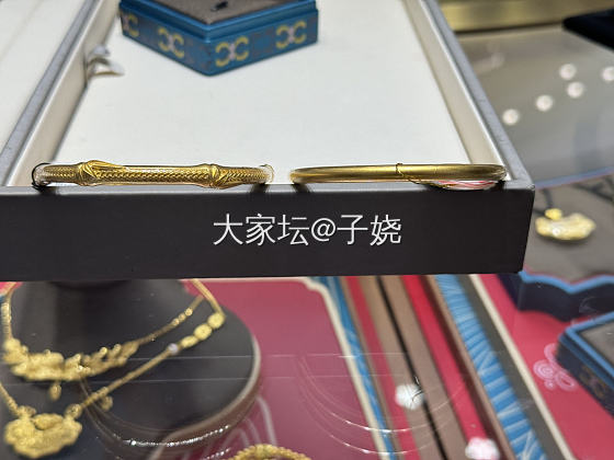 竹节麦穗黄金手镯_金