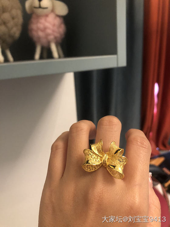 三十岁过后，才觉金子可人，这真是后知后觉啊。记录年后的第一只黄金戒指_戒指金