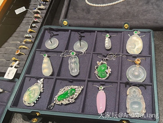 周末遛达看彩宝_商户彩色宝石
