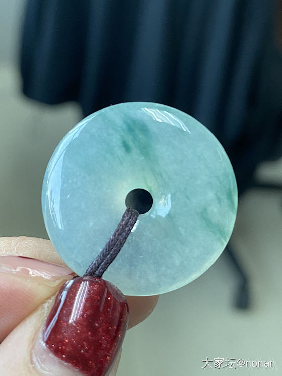 自珍多年的入门平安扣_翡翠