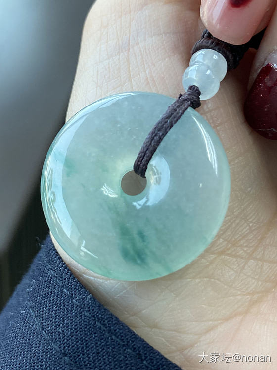 自珍多年的入门平安扣_翡翠