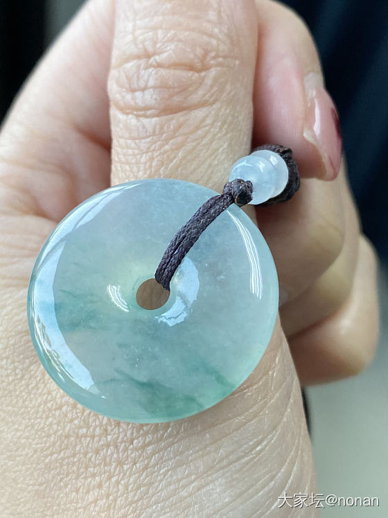自珍多年的入门平安扣_翡翠