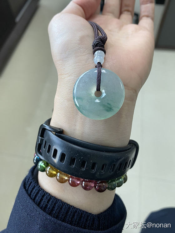 自珍多年的入门平安扣_翡翠