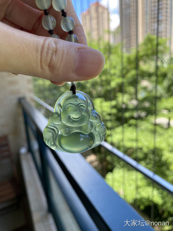 唬人的岫玉佛公_玉石