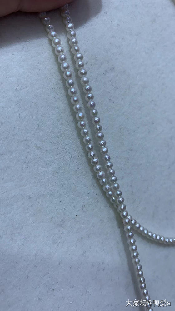 2.6mm珍珠项链_有机宝石