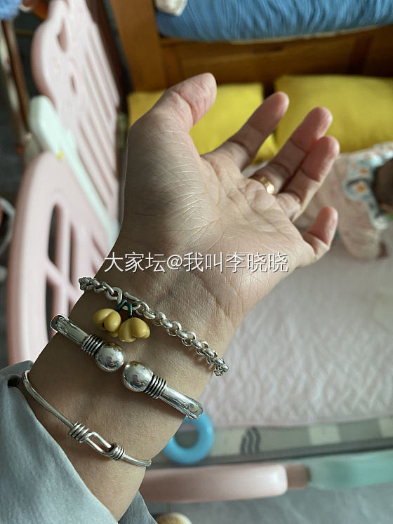 最近的银镯子，我叠，我叠，我叠叠叠戴。。。_搭配银