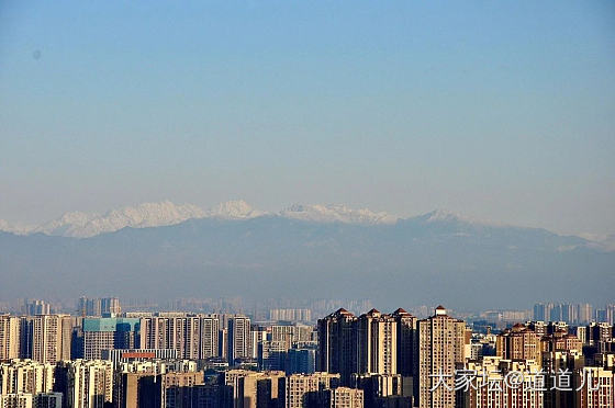 成都看雪山_景色