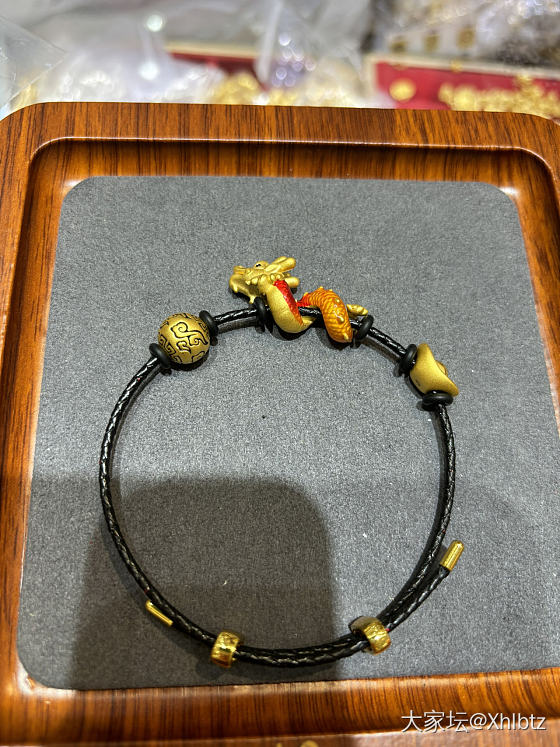 周末水贝淘的黄金手串_金