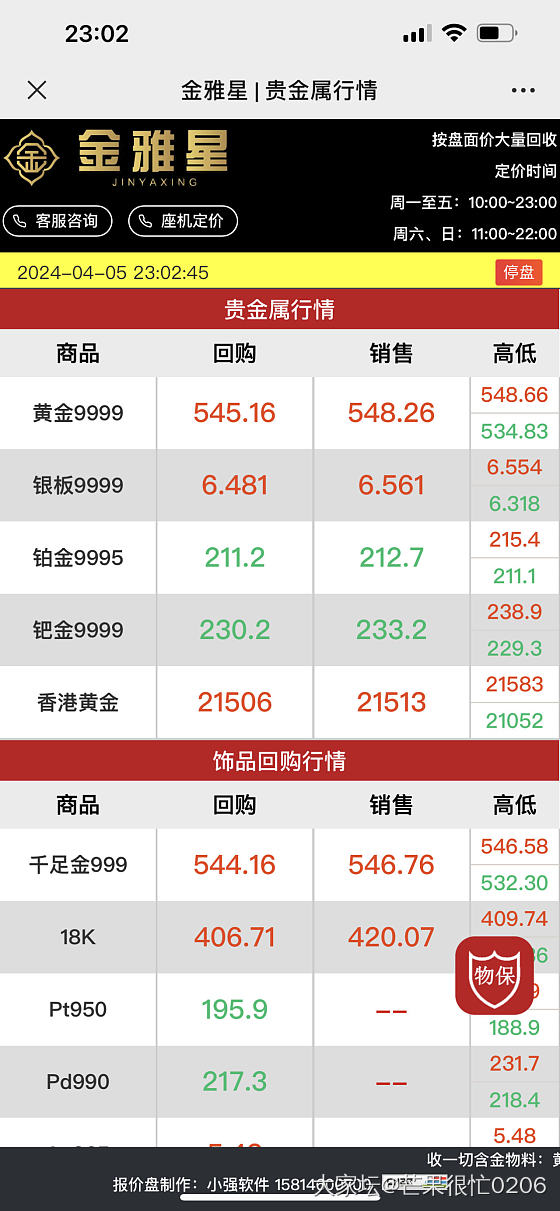 记录历史_贵金属