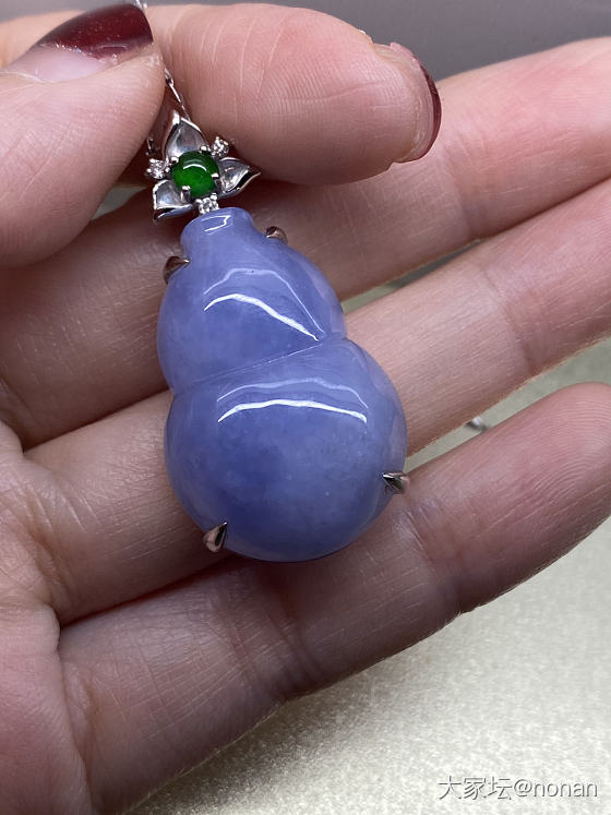 晒晒坛里收的蓝紫葫芦_翡翠