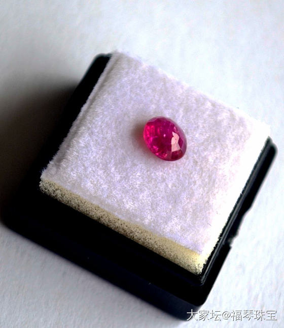 【现价再打8折特惠】缅甸纯天然椭圆型1.22克拉粉红色红宝石_名贵宝石