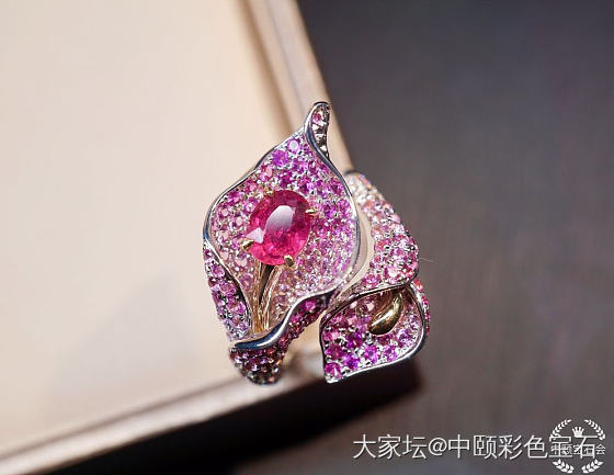 ##中颐天然粉色蓝宝石戒指##  0.75ct_蓝宝石