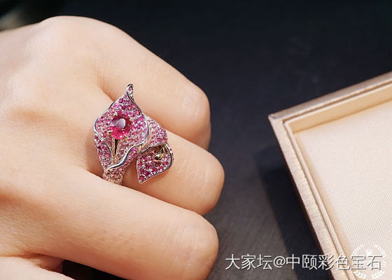 ##中颐天然粉色蓝宝石戒指##  0.75ct_蓝宝石