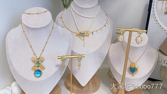 那些深深浅浅的蓝……（蓝色系小合集）_颈饰