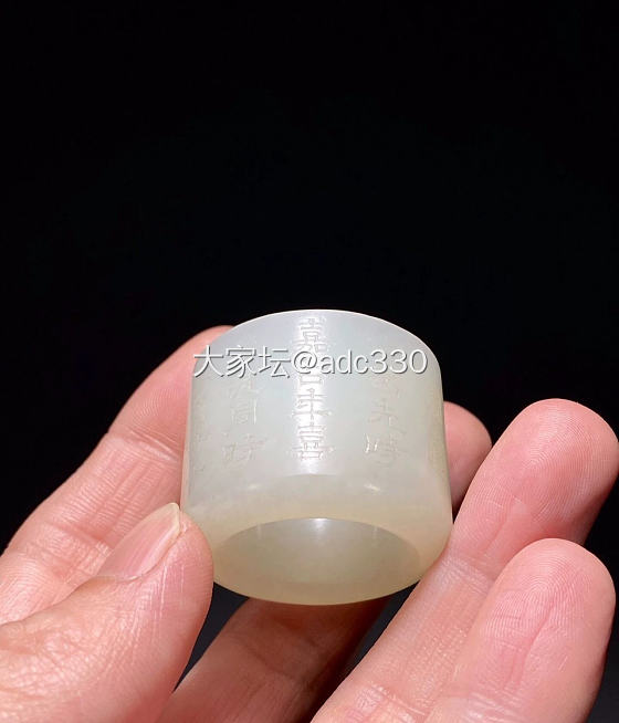 扳指还是把件_把玩件扳指和田玉