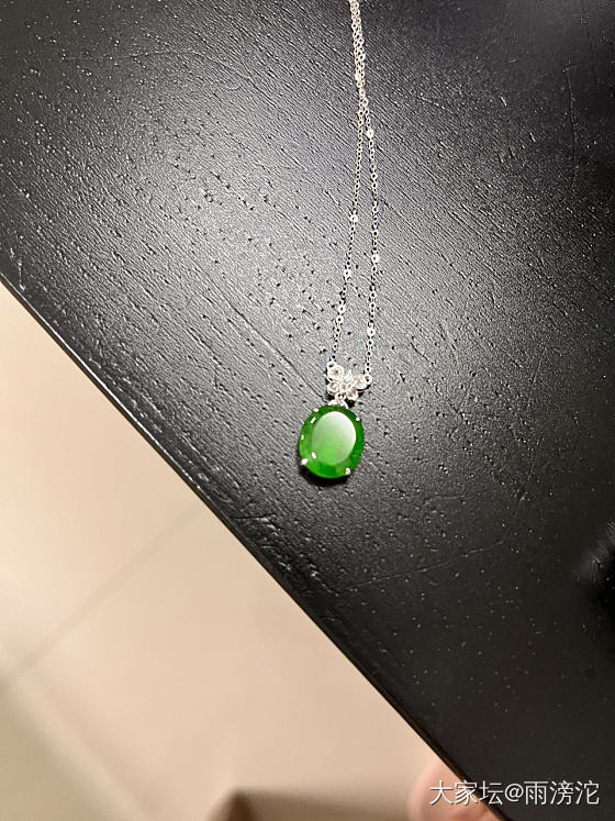 心心念念的翡翠套链到手了，可是。。。_翡翠