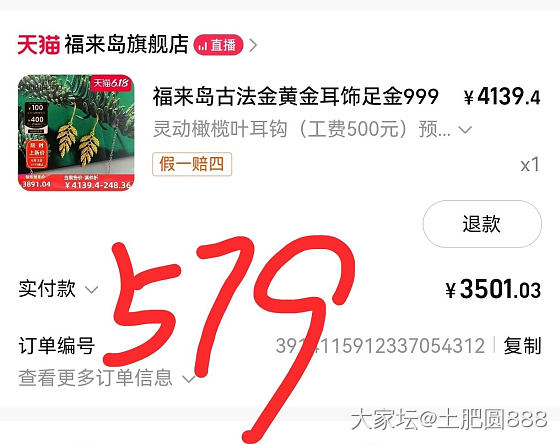 福来岛耳环579，我尽最大努力了_金